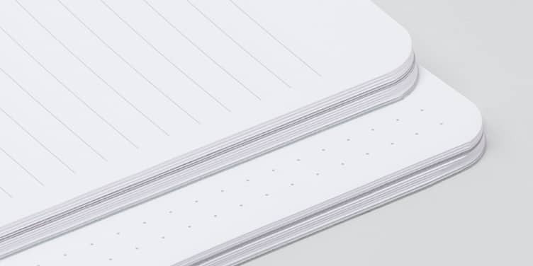 Lined or dotted