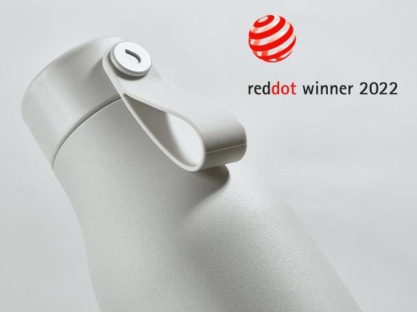 Close up of White Water Bottle