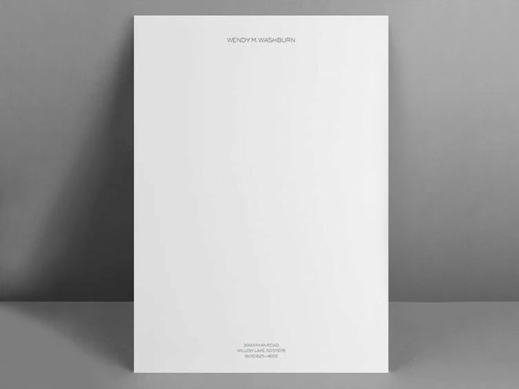 Print Perfection Letterhead Design