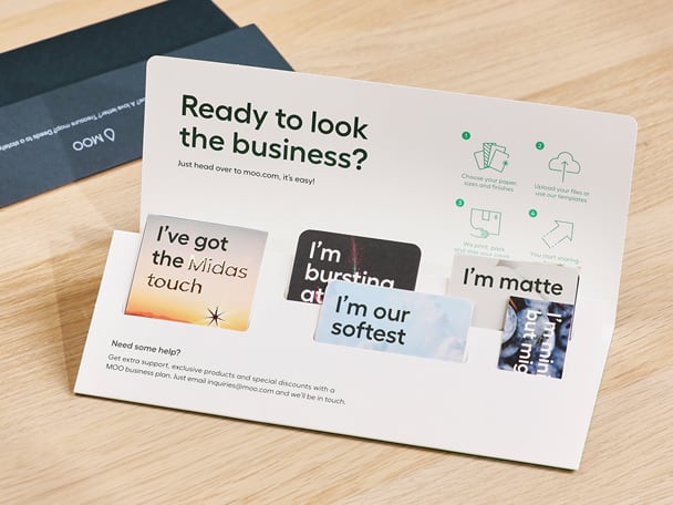MOO Business Card Sample Pack