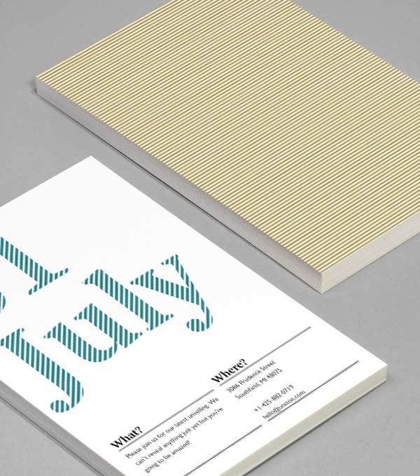Contrast Blast Change the Date design template