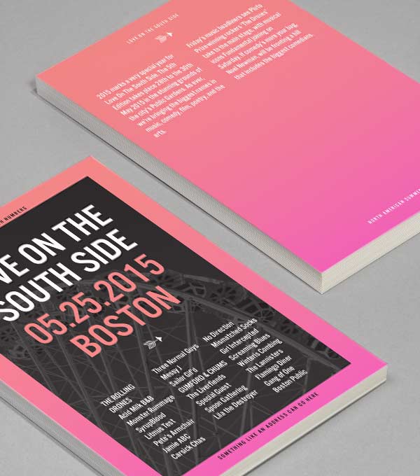 Cool Band Name Change the Date design template