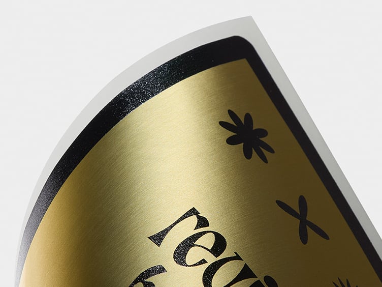 Gold Metallic Stickers