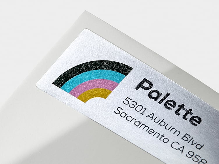Silver Metallic Stickers