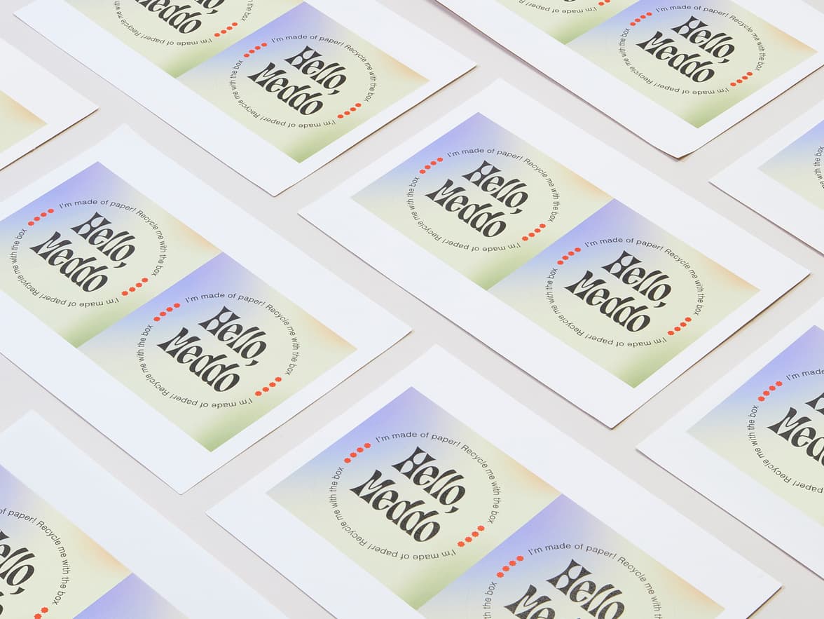 A collection of customized anti-glare paper sticker in size 3 inch.