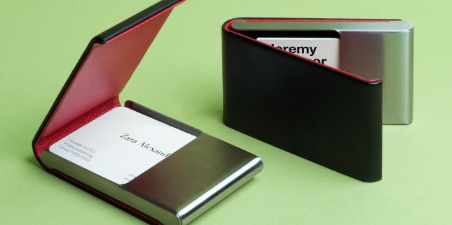 Brushed Steel & Leather