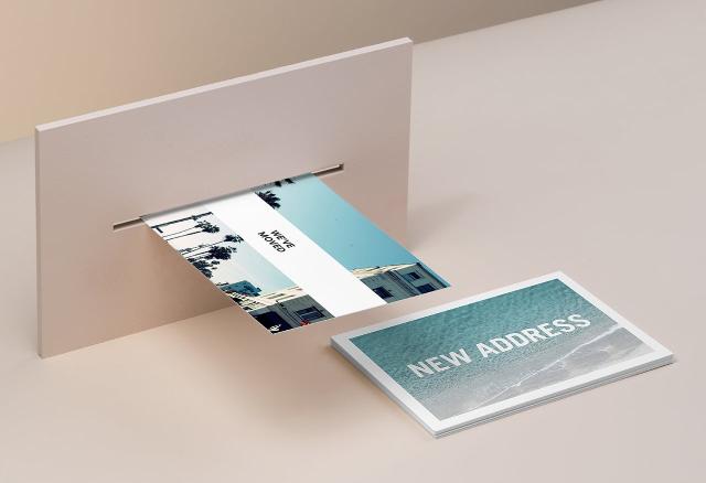 change of address cards