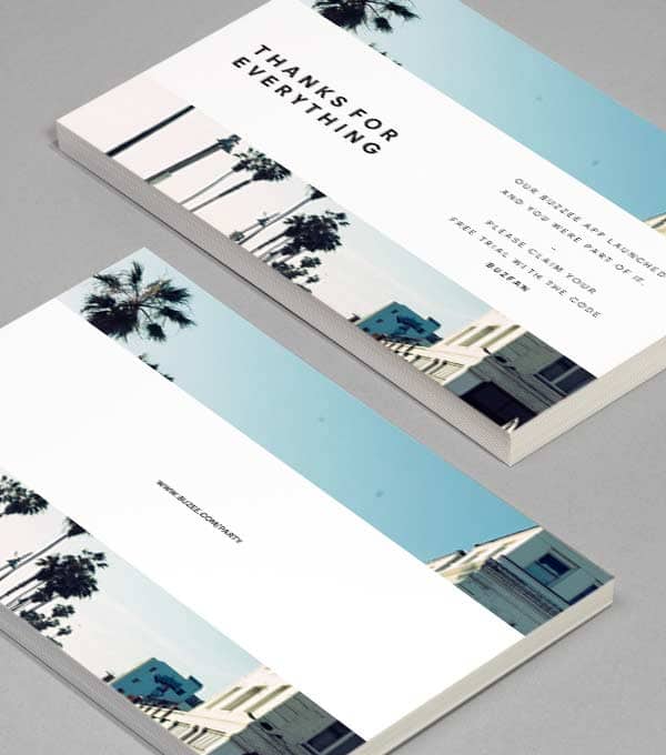 Blvd Thank You Card
