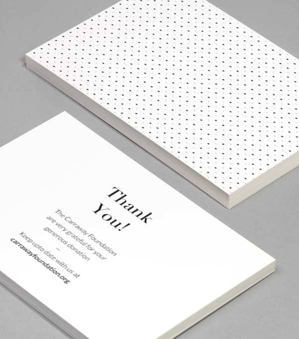 Dot luck Thank You Card
