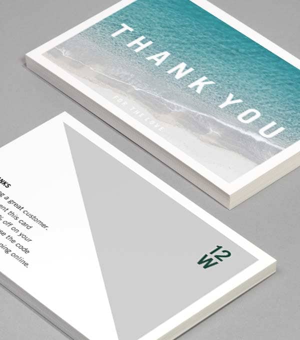 Sea change Thank You Card