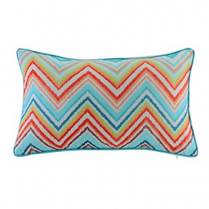 Polyester Pillow With Insert,Striped Casual